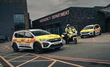 Blood charity moves with Dacia